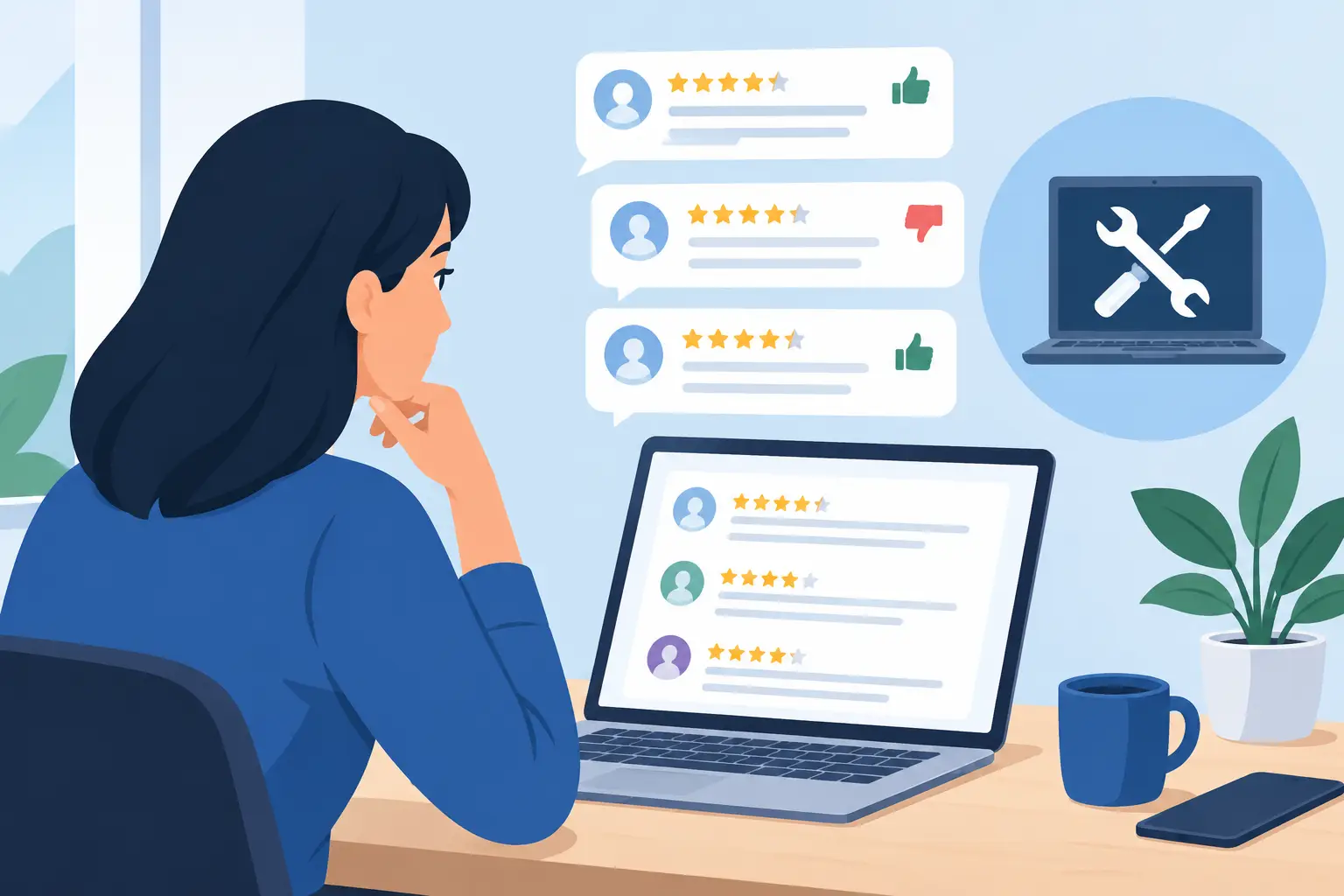 How to Read Computer Repair Reviews Before You Call