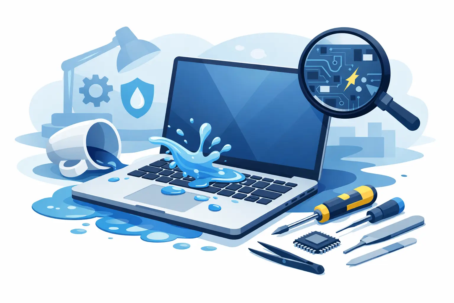 Laptop Liquid Damage Repair Guide for Fast Action